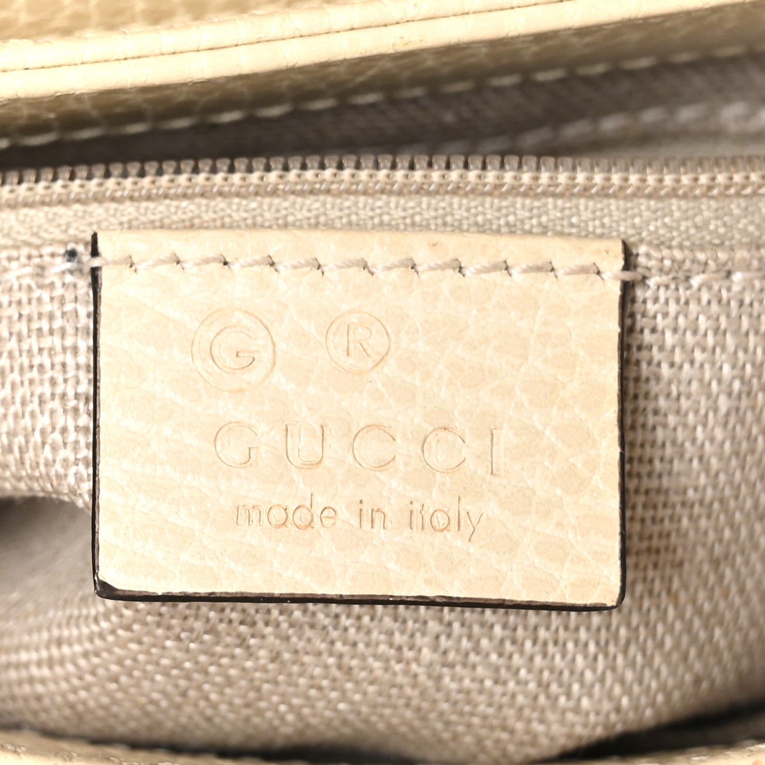 Gucci Dollar Calfskin Interlocking G Crossbody Bag Ivoire 7 of 12
