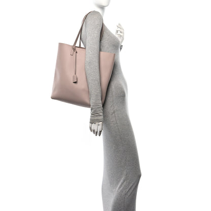 Saint Laurent Calfskin Medium Shopping Tote Rose Antic 2 of 15