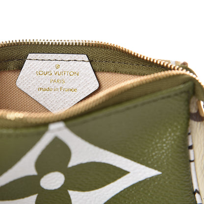 Louis Vuitton Monogram Giant Micro Pochette Accessories Kaki White 6 of 7