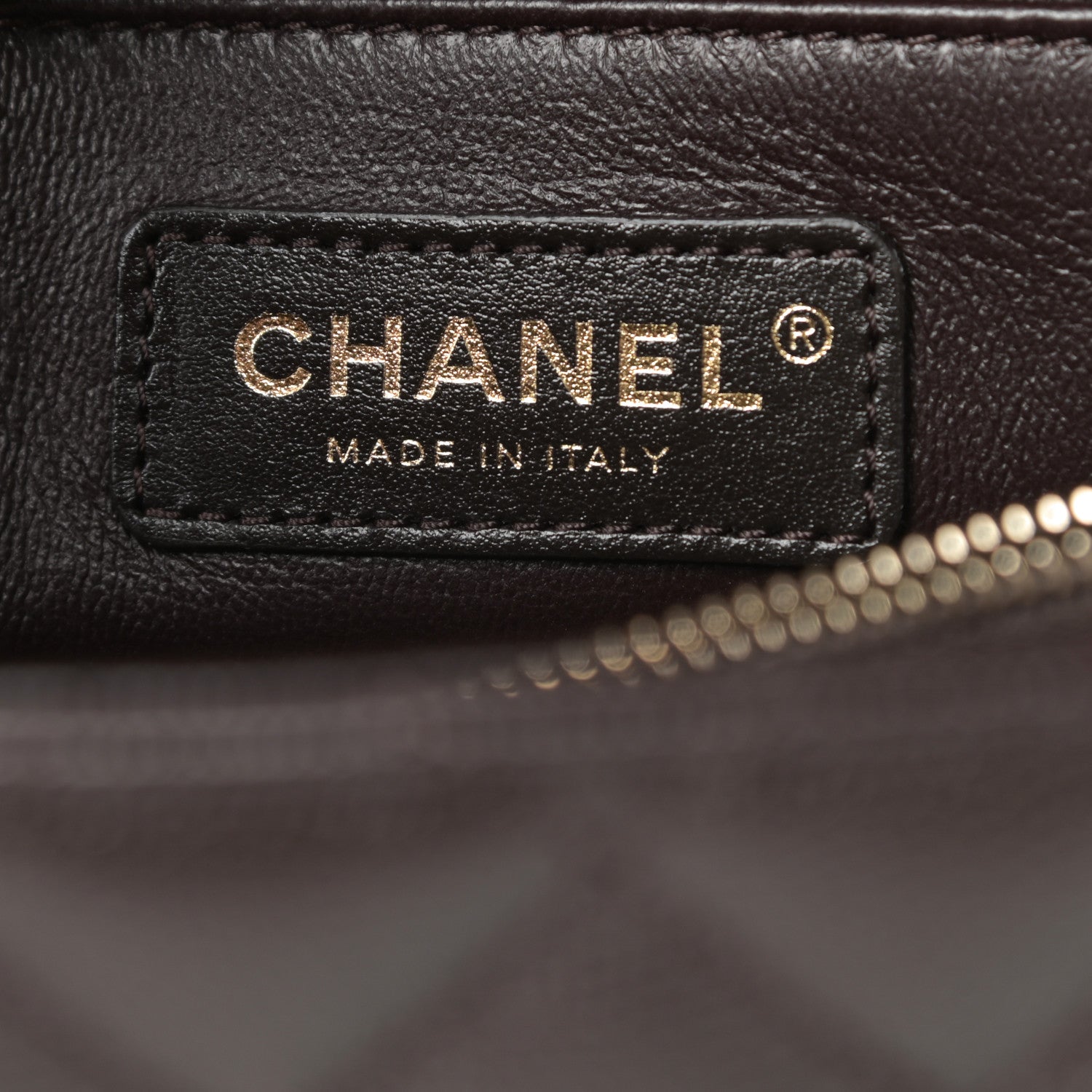 Chanel Caviar Quilted Small Coco Handle Flap Dark Brown 6 of 11