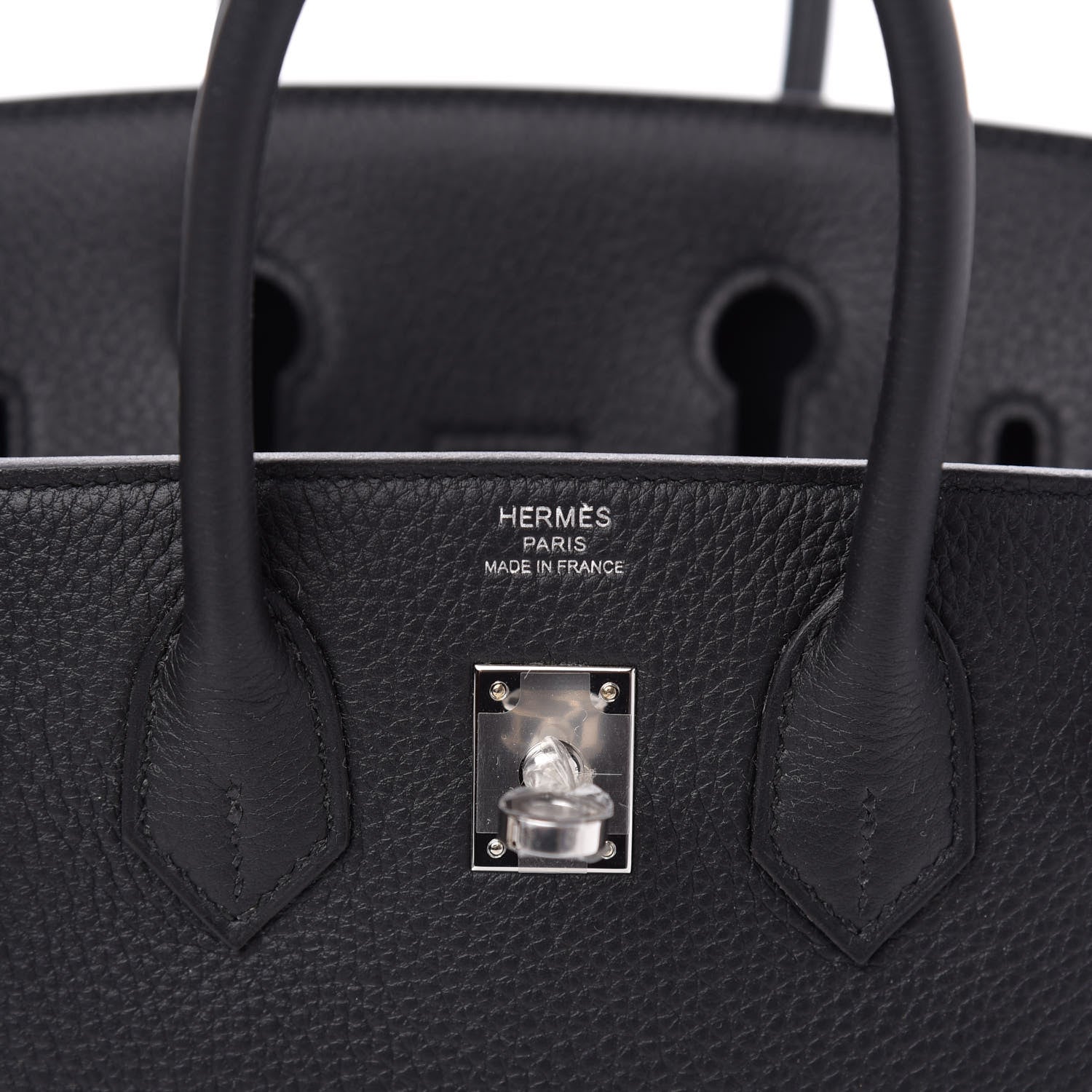 Hermes Togo Birkin 25 Black 6 of 10