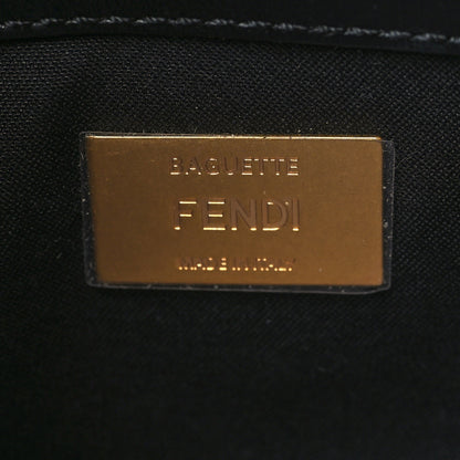 Fendi Nappa Apolo Chain Baguette Black 6 of 6
