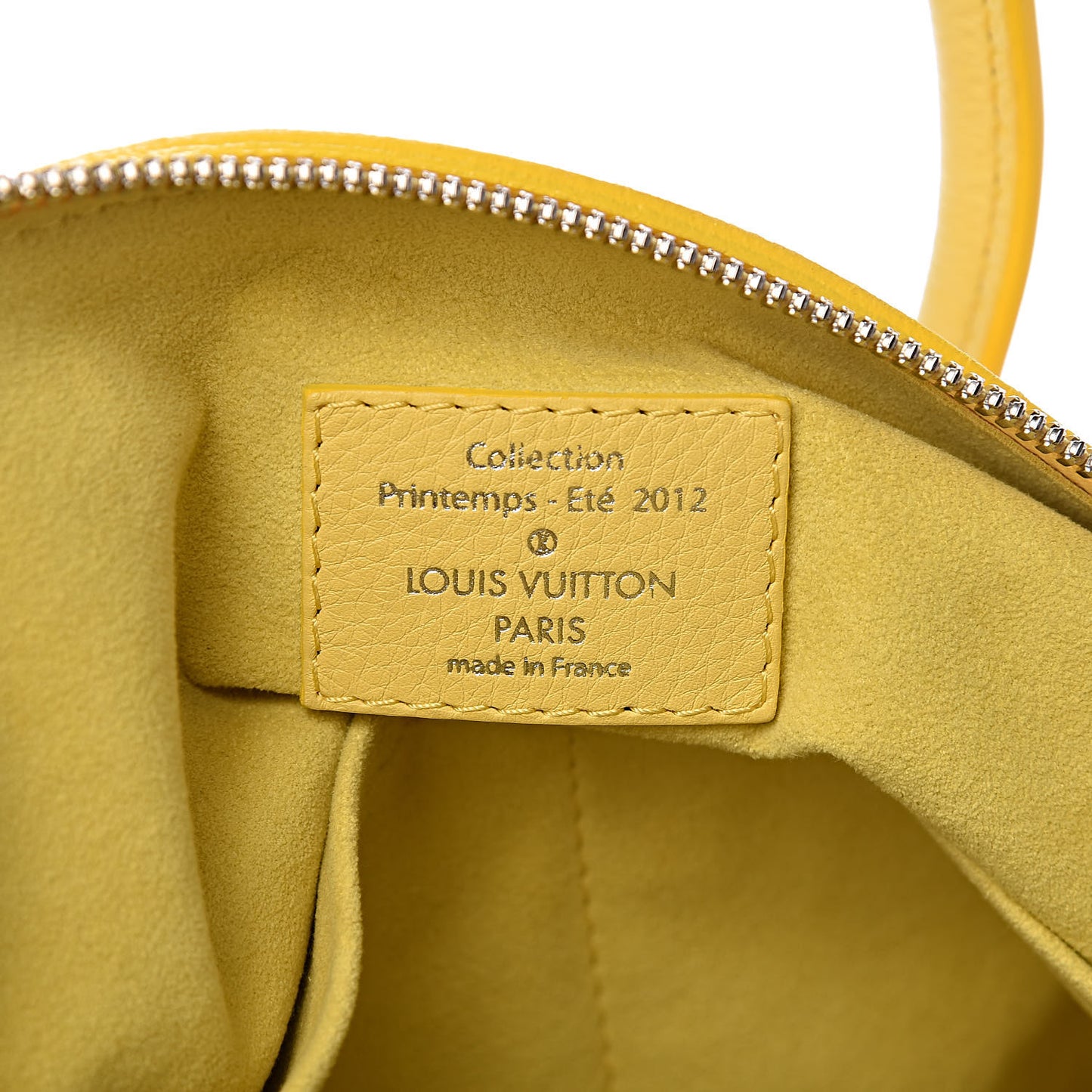 Monogram Denim Speedy Round Yellow