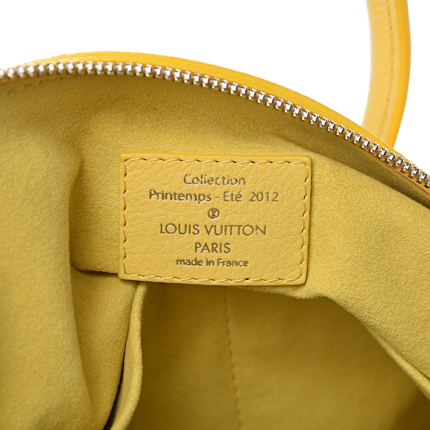 Louis Vuitton Monogram Denim Speedy Round Yellow 6 of 15