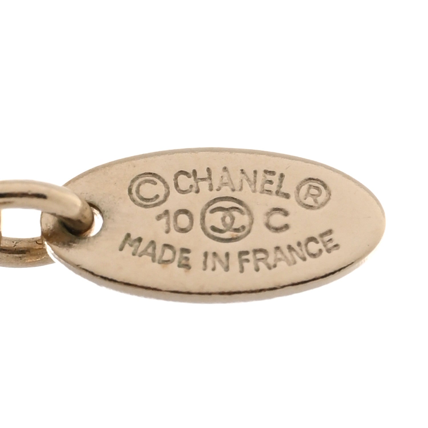 Chanel Pearl Precious Symbols CC Short Necklace Gold 6 of 8