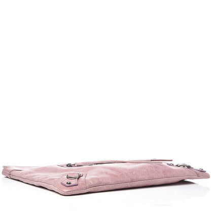 Balenciaga Agneau Classic Hardware Zip Clutch Lilac 4 of 12