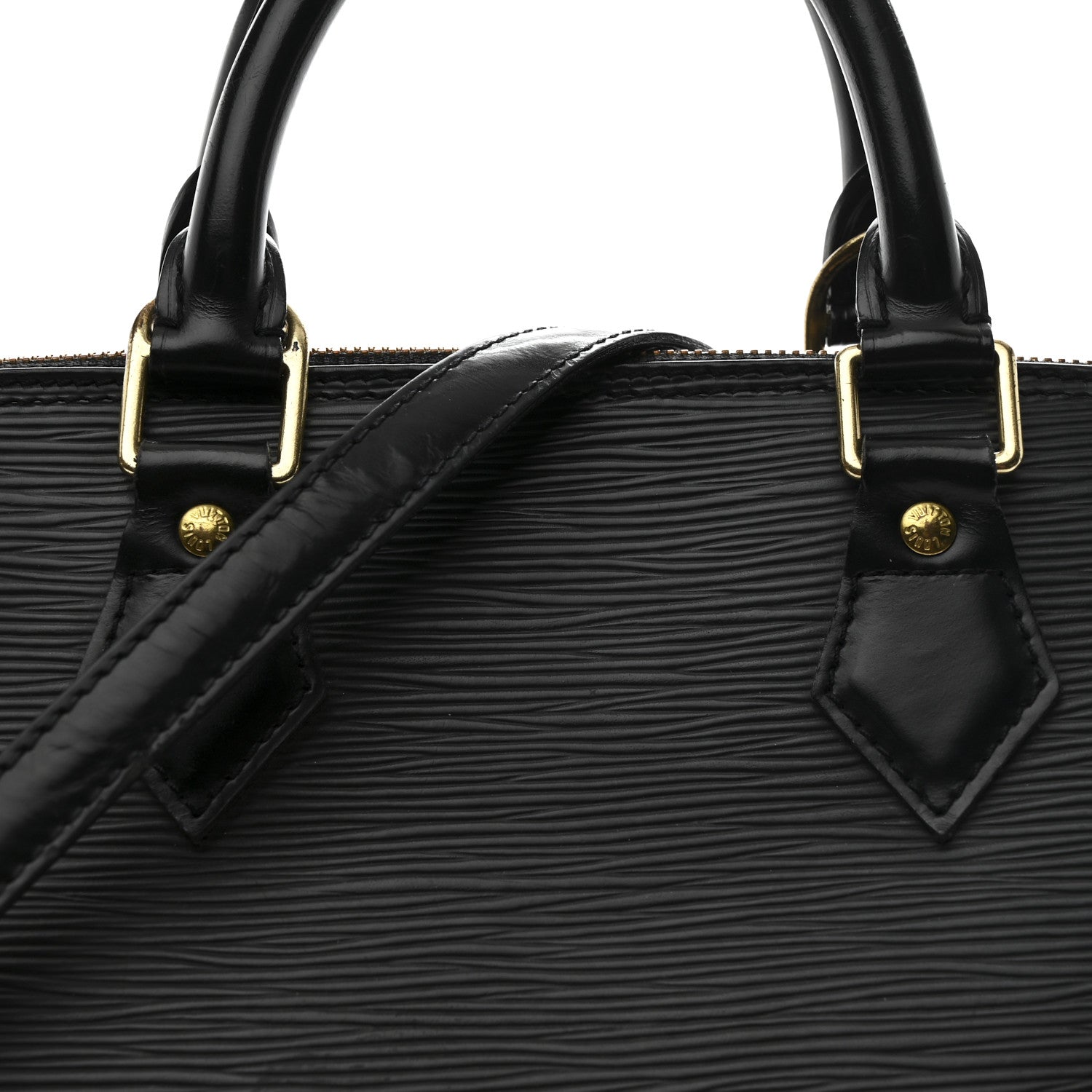 Louis Vuitton Epi Alma PM Black 8 of 10