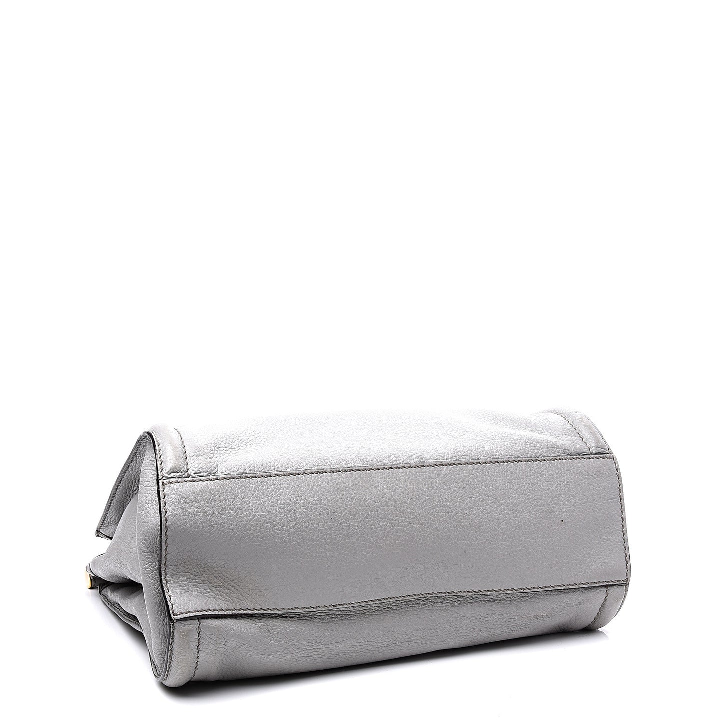 Calfskin Miss Sicily Shopper Tote Grey