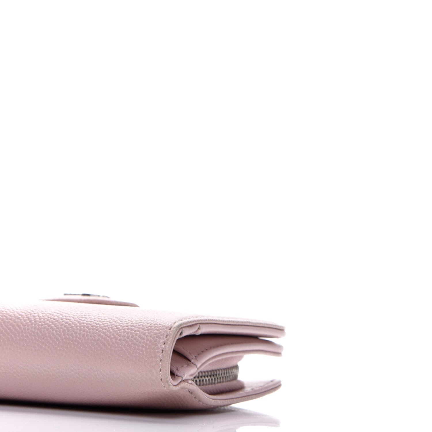 Chanel Caviar Sevruga Zip Pocket Wallet Light Pink 9 of 9