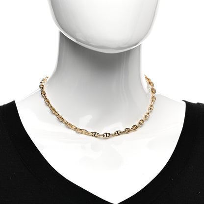 Hermes 18K Yellow Gold TPM Chaine D'Ancre Necklace 2 of 4