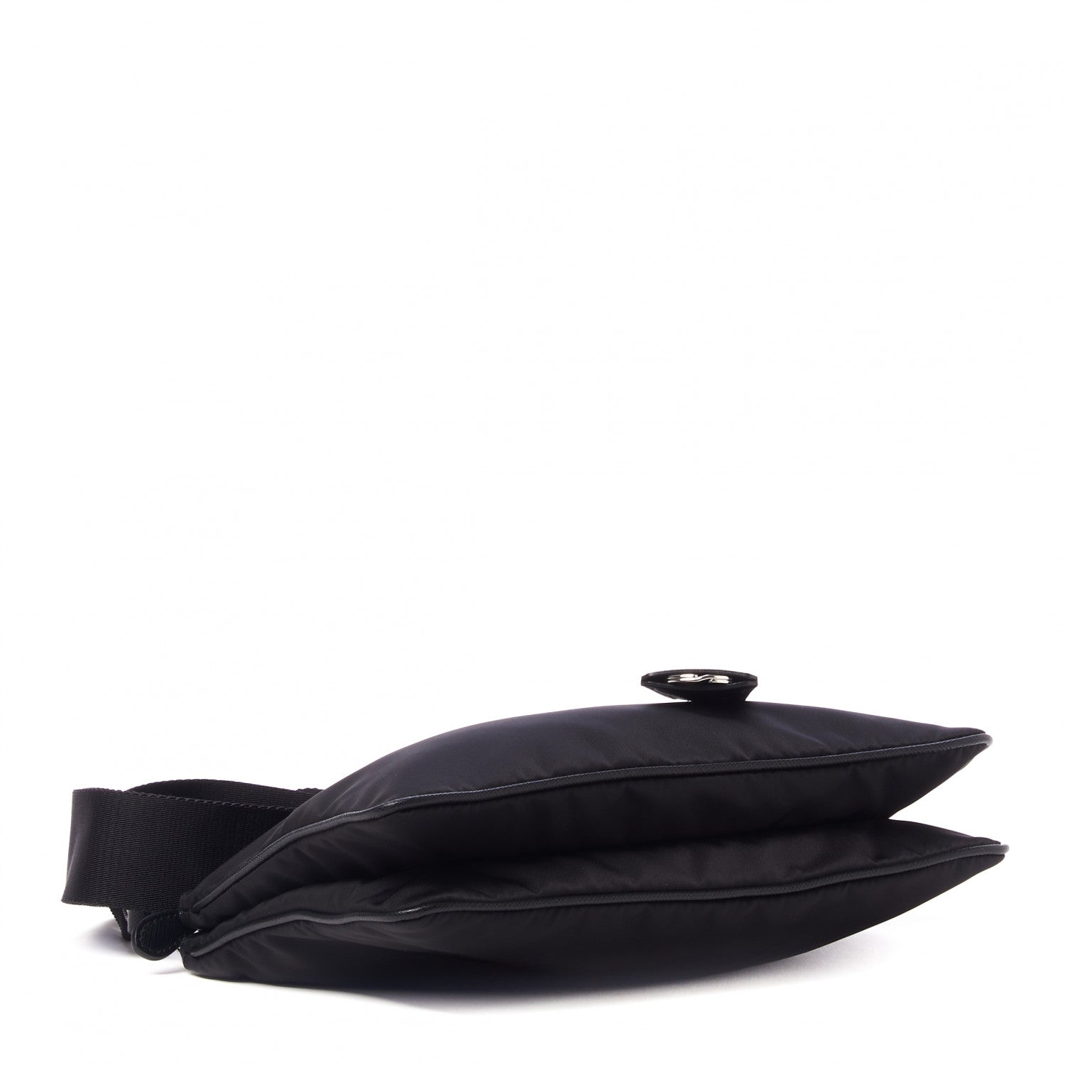Prada Re-Nylon Saffiano Re-Edition 2000 Double Zip Crossbody Bag Black 4 of 9