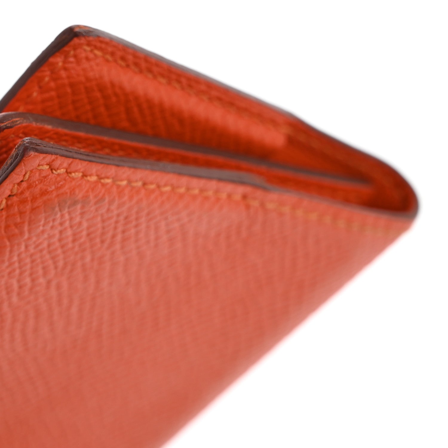 Hermes Epsom Guernesey Card Case Orange 10 of 17