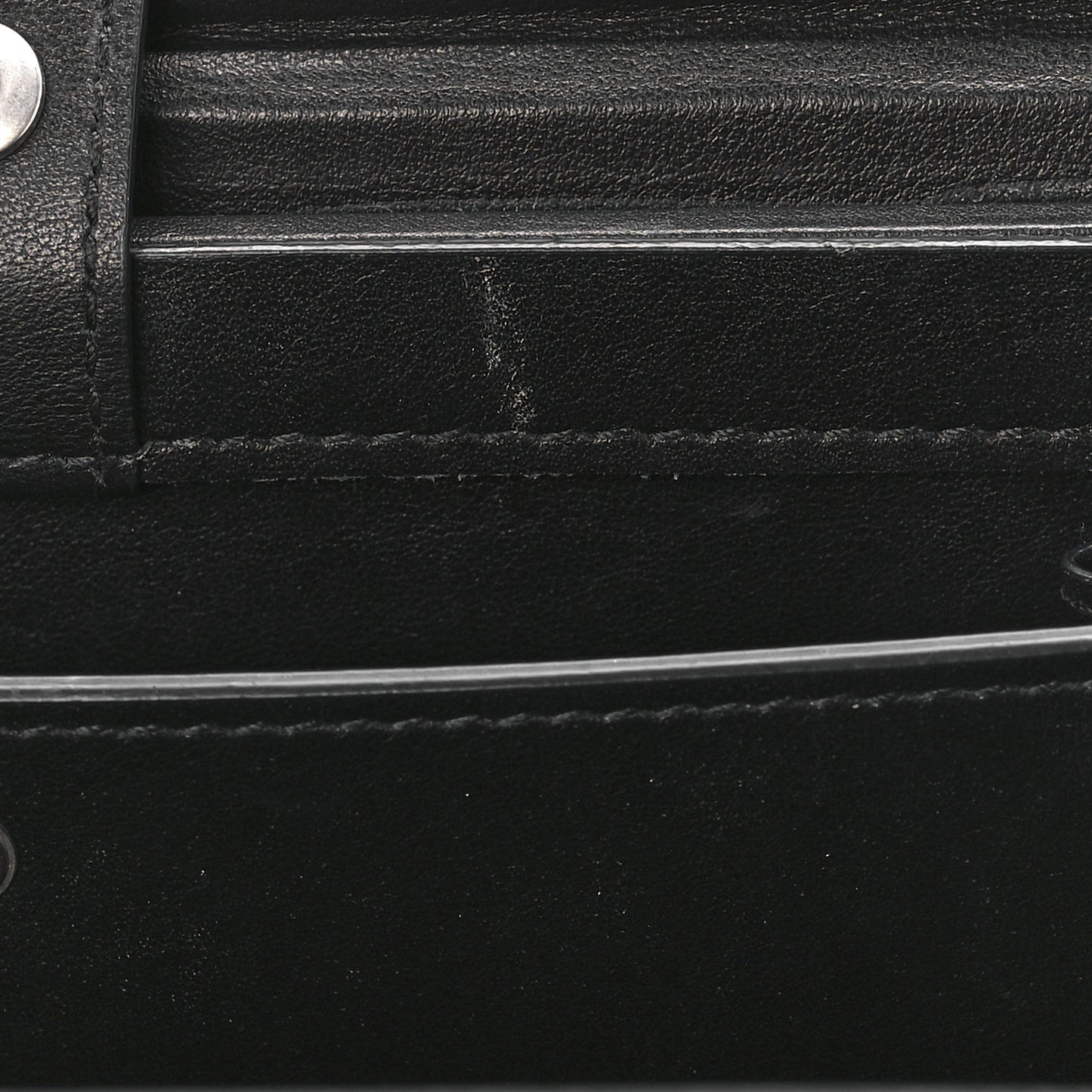 Calfskin Padded Mini Trunk Black