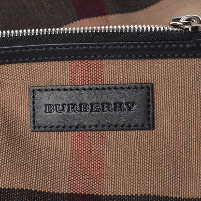 Burberry Canvas Mega Check Mini Ashby Tassel Crossbody Black 7 of 9