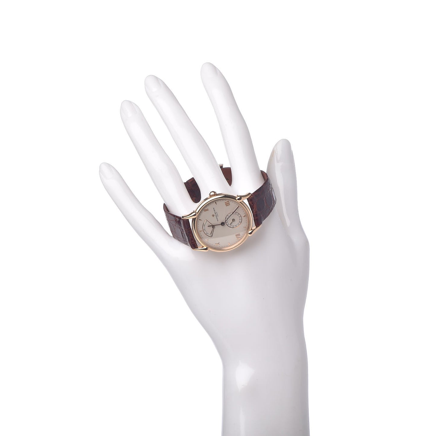 18K Pink Gold Alligator 31.5mm Les Historiques Tour de L'ile Power Reserve Manual Winding Watch 48100/000J-3