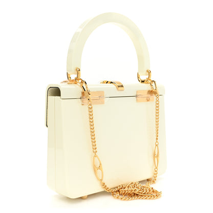 Gucci Plexiglass Mini Sylvie 1969 Top Handle Bag Ivory 3 of 10