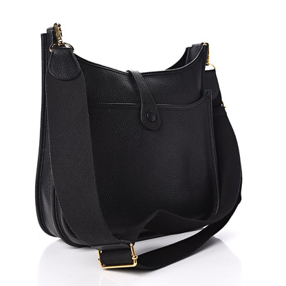 Hermes Taurillon Clemence Evelyne III PM Black 3 of 10
