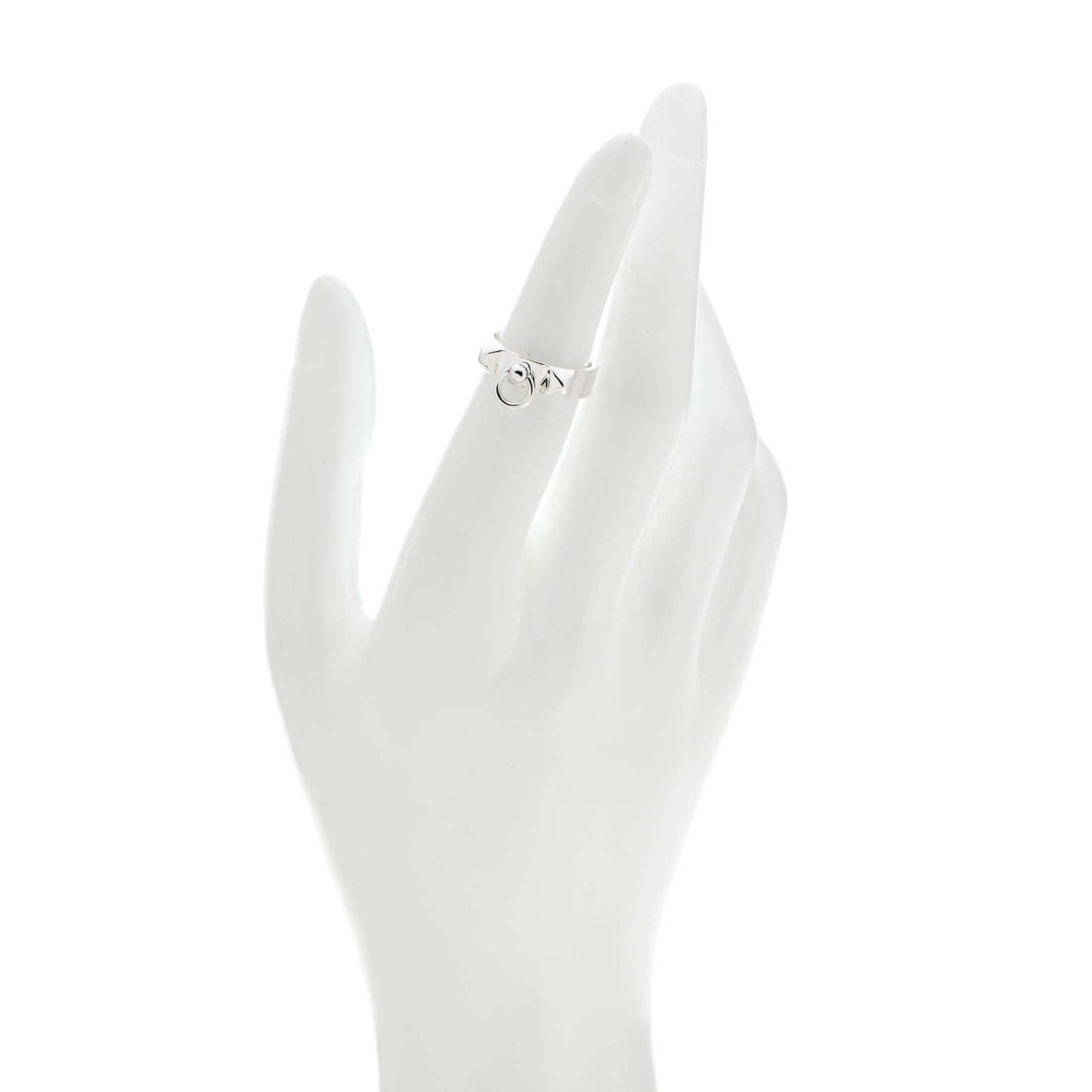 Sterling Silver PM Collier De Chien Ring 50 5.25