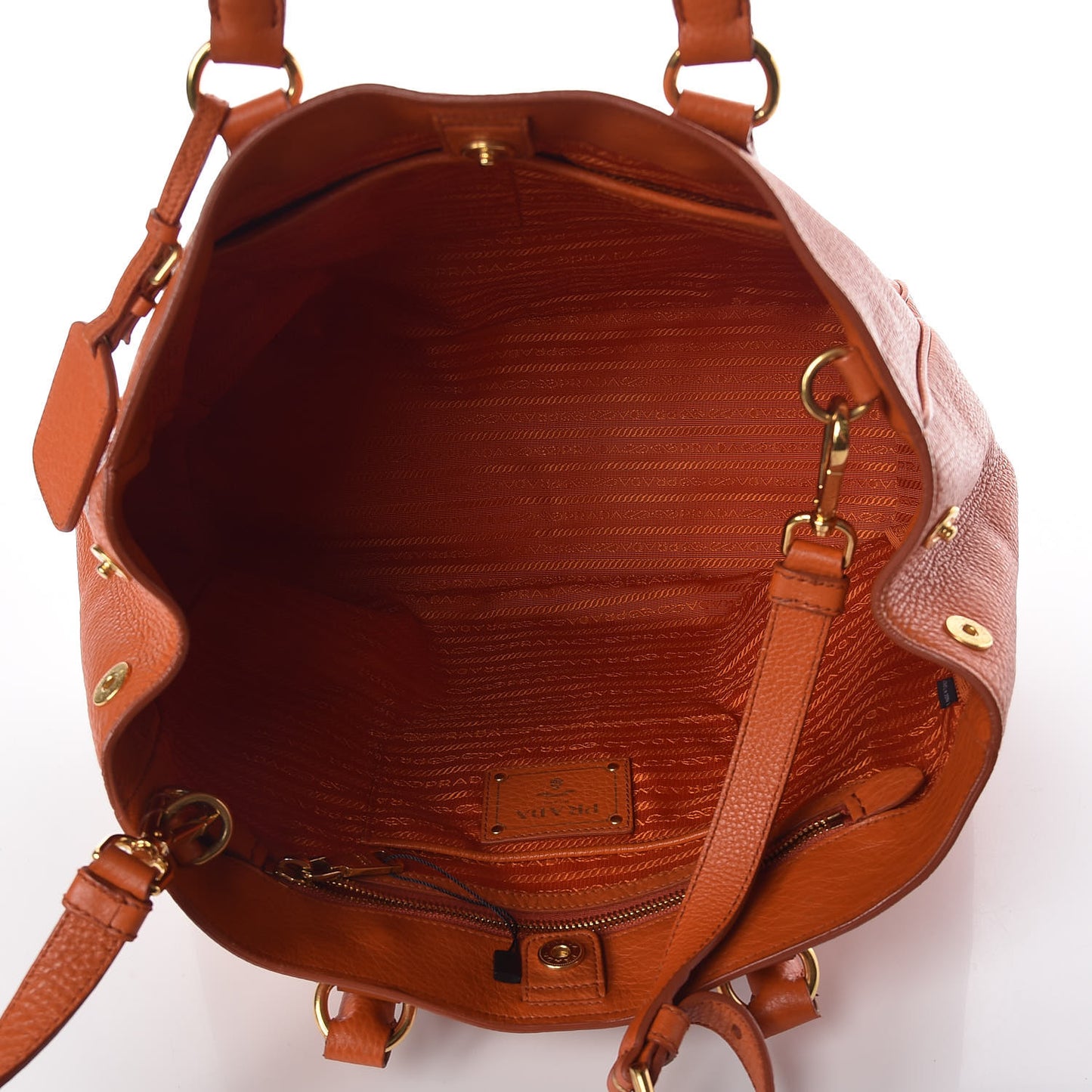 Vitello Daino Tote Papaya