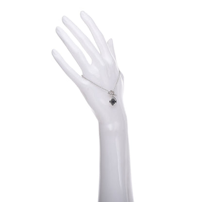 Hermes 18K White Gold Gambade Clou de Selle Bracelet 2 of 6