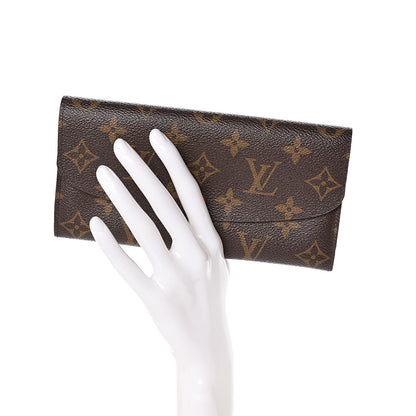 Louis Vuitton Monogram Emilie Wallet Red 2 of 7