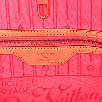 Louis Vuitton Monogram Roses Neverfull MM 6 of 10