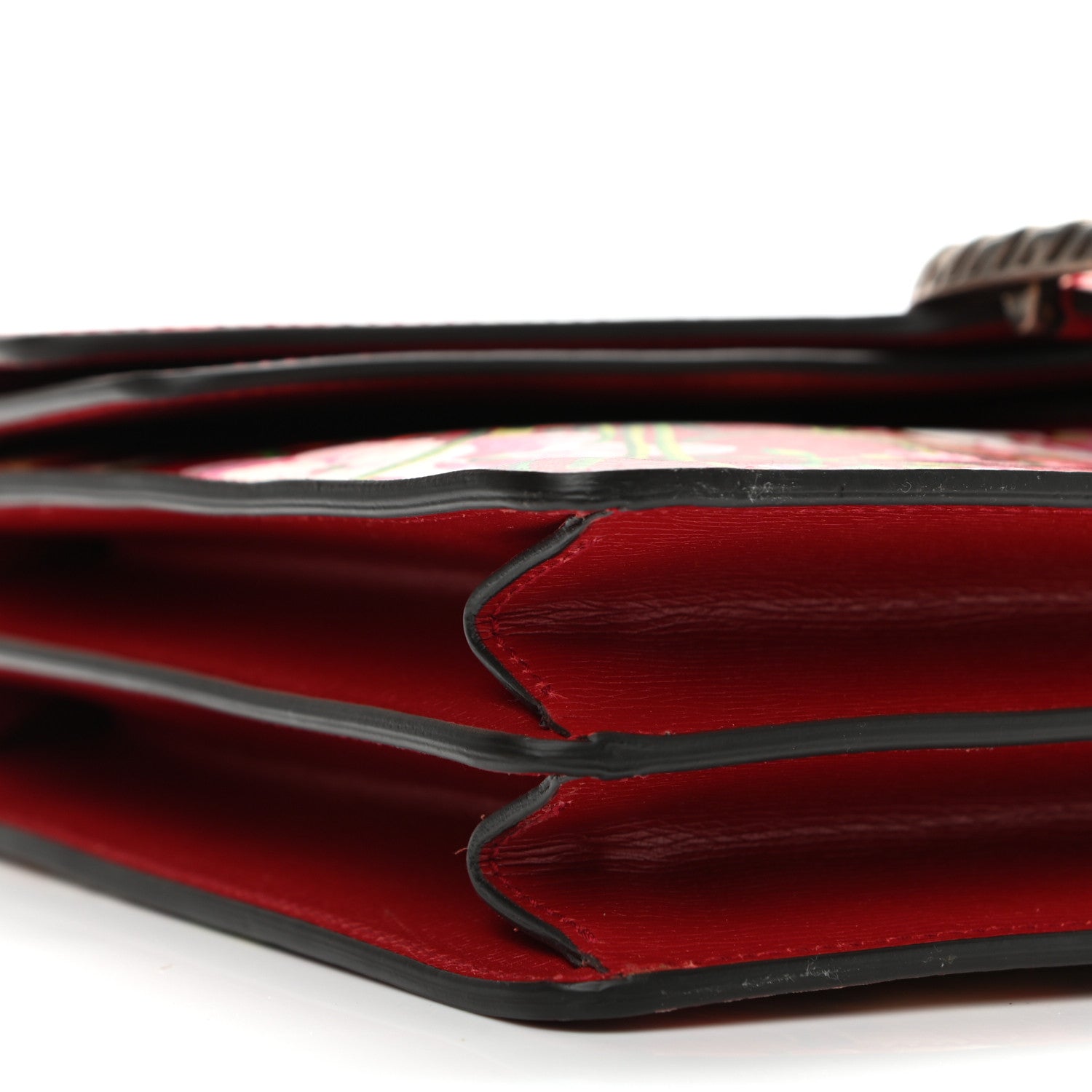 Gucci Calfskin Blooms Print Medium Dionysus Shoulder Bag Romantic Cherry Multicolor 8 of 9