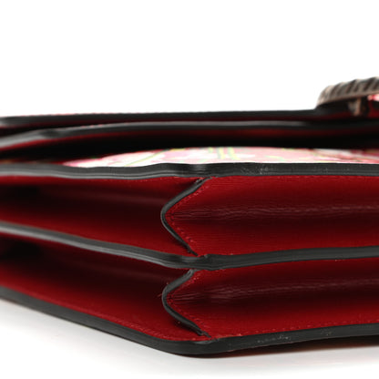 Gucci Calfskin Blooms Print Medium Dionysus Shoulder Bag Romantic Cherry Multicolor 8 of 9
