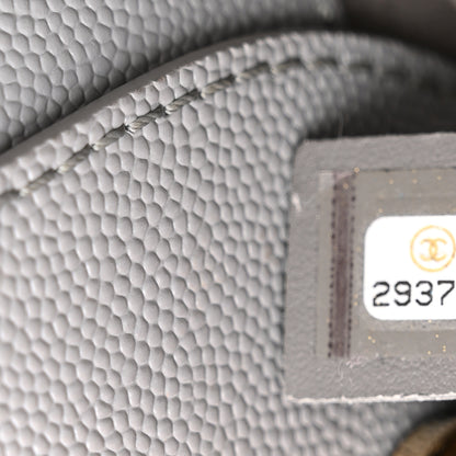 Chanel Caviar Studded Small Deauville Tote Grey 7 of 10