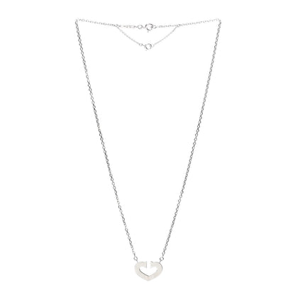 Cartier 18K White Gold Medium Hearts and Symbols Necklace 3 of 5