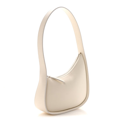 The Row Smooth Calfskin Half Moon Shoulder Bag New Ivory 3 of 9