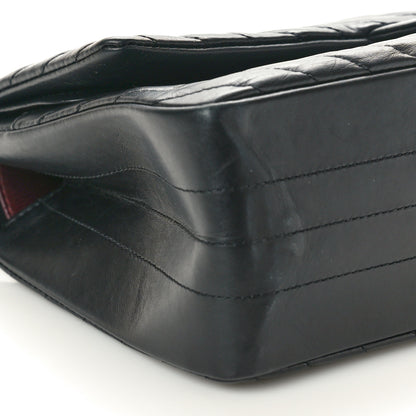Chanel Aged Calfskin Chevron Quilted 2.55 Reissue 226 So Black 9 of 10
