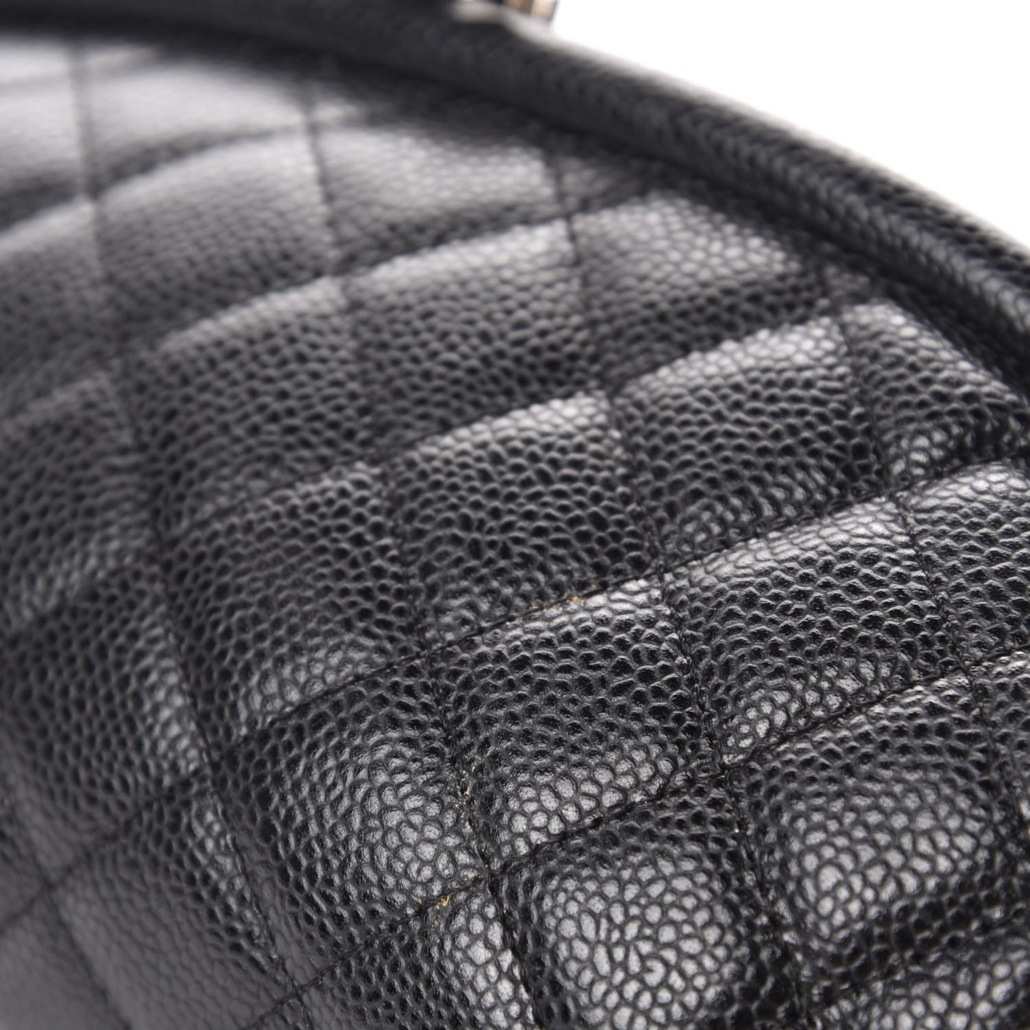 Caviar Quilted Timeless Clutch Black