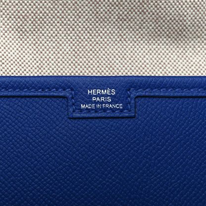 Hermes Epsom Jige PM Clutch Bleu Electrique 6 of 9