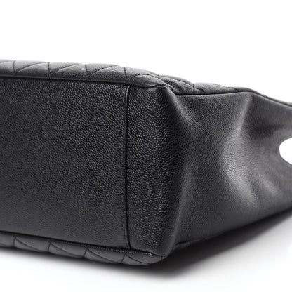 Chanel Caviar Quilted Grand Shopping Tote GST Black 7 of 12