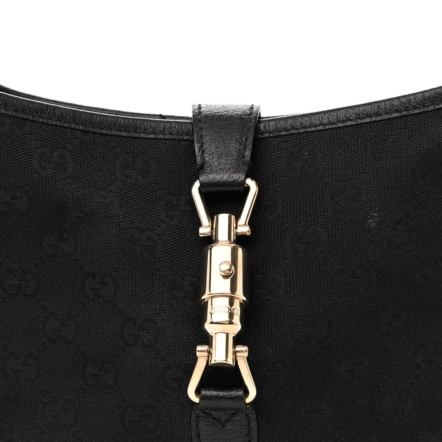 Monogram Small Jackie O Hobo Black