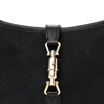 Gucci Monogram Small Jackie O Hobo Black 8 of 13