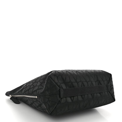 Valentino Garavani Nylon Iconographe Shopping Tote Black 4 of 11