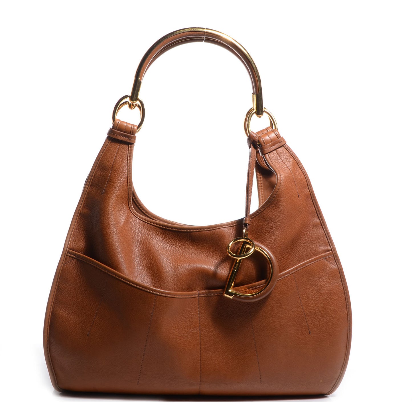 Calfskin 61 Medium Tote Brandy