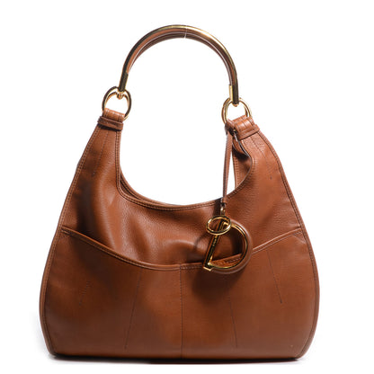 Christian Dior Calfskin 61 Medium Tote Brandy 1 of 7