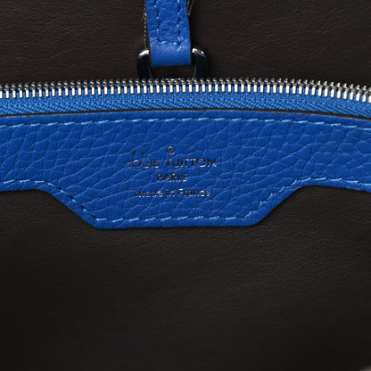 Louis Vuitton Taurillon Capucines MM Royal Blue 6 of 12