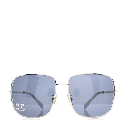 Celine Metal Rhinestone Sunglasses CL40284U Silver 3 of 7