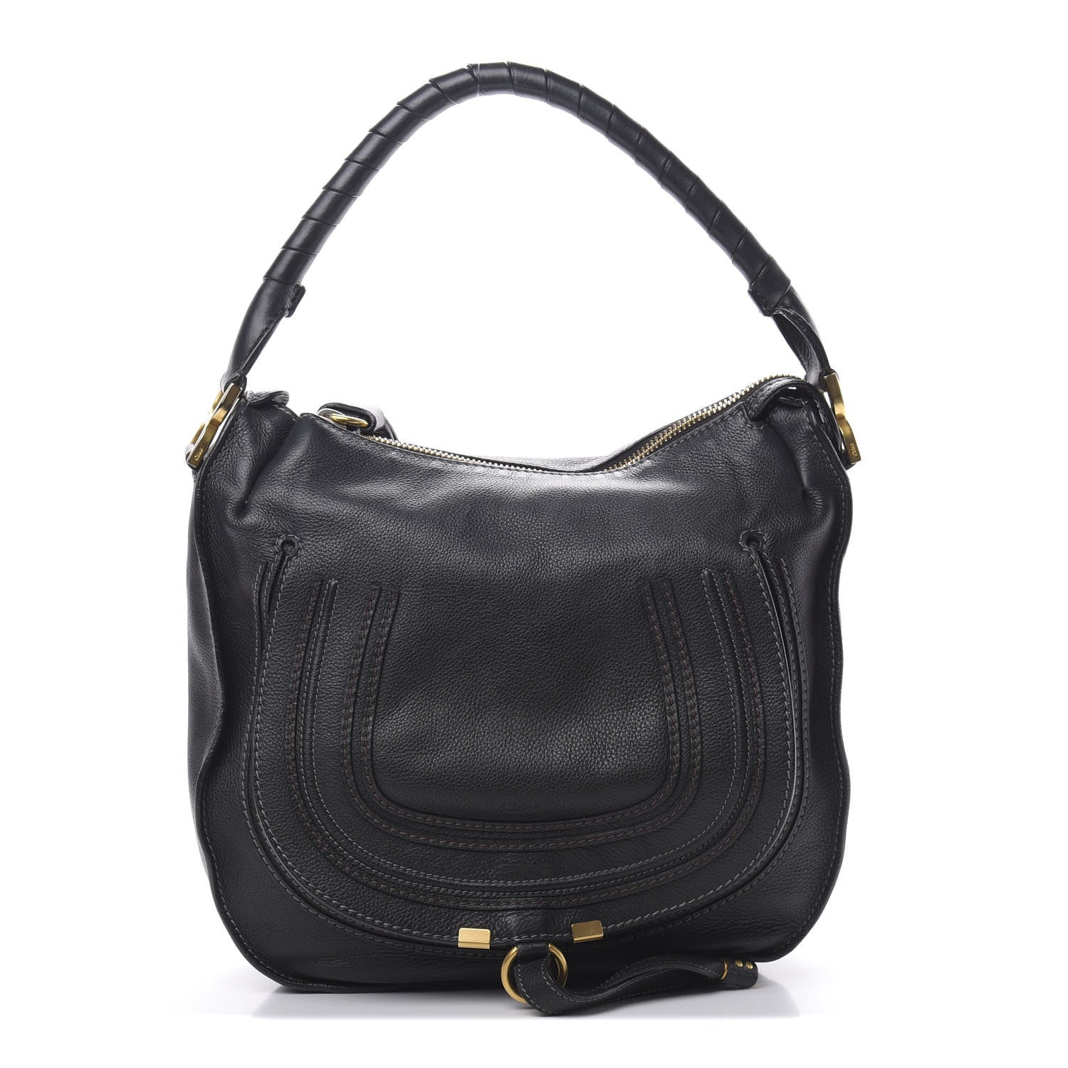 Chloe Calfskin Medium Marcie Hobo Black 1 of 12