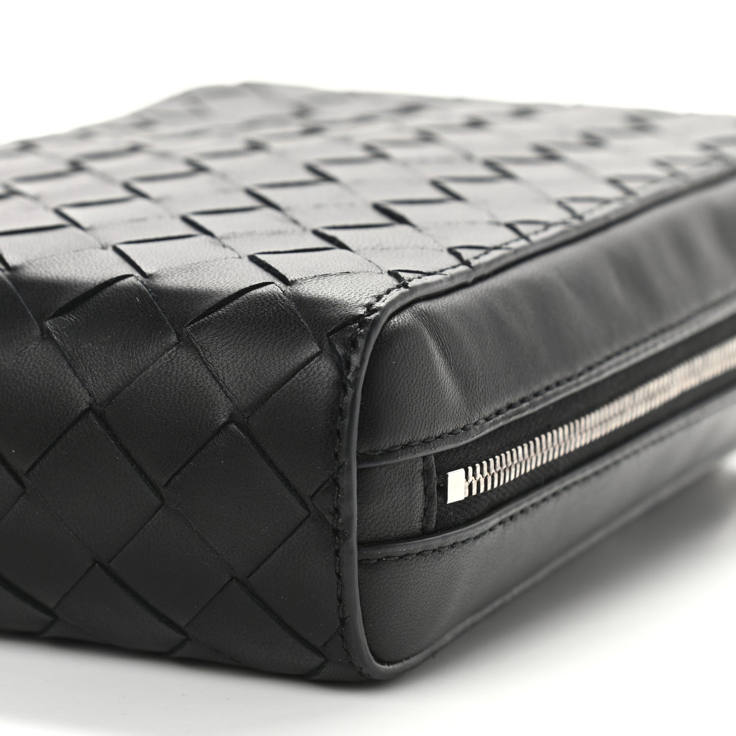 Nappa Intrecciato Crossbody Bag Black