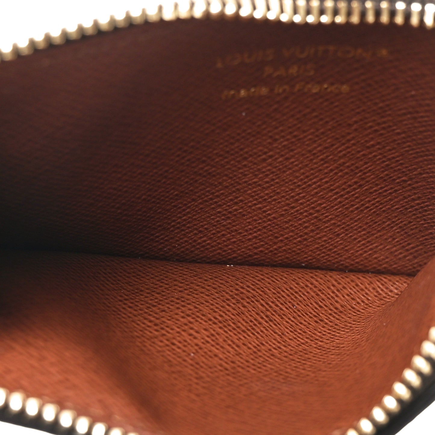 Monogram Zipped Romy Card Holder