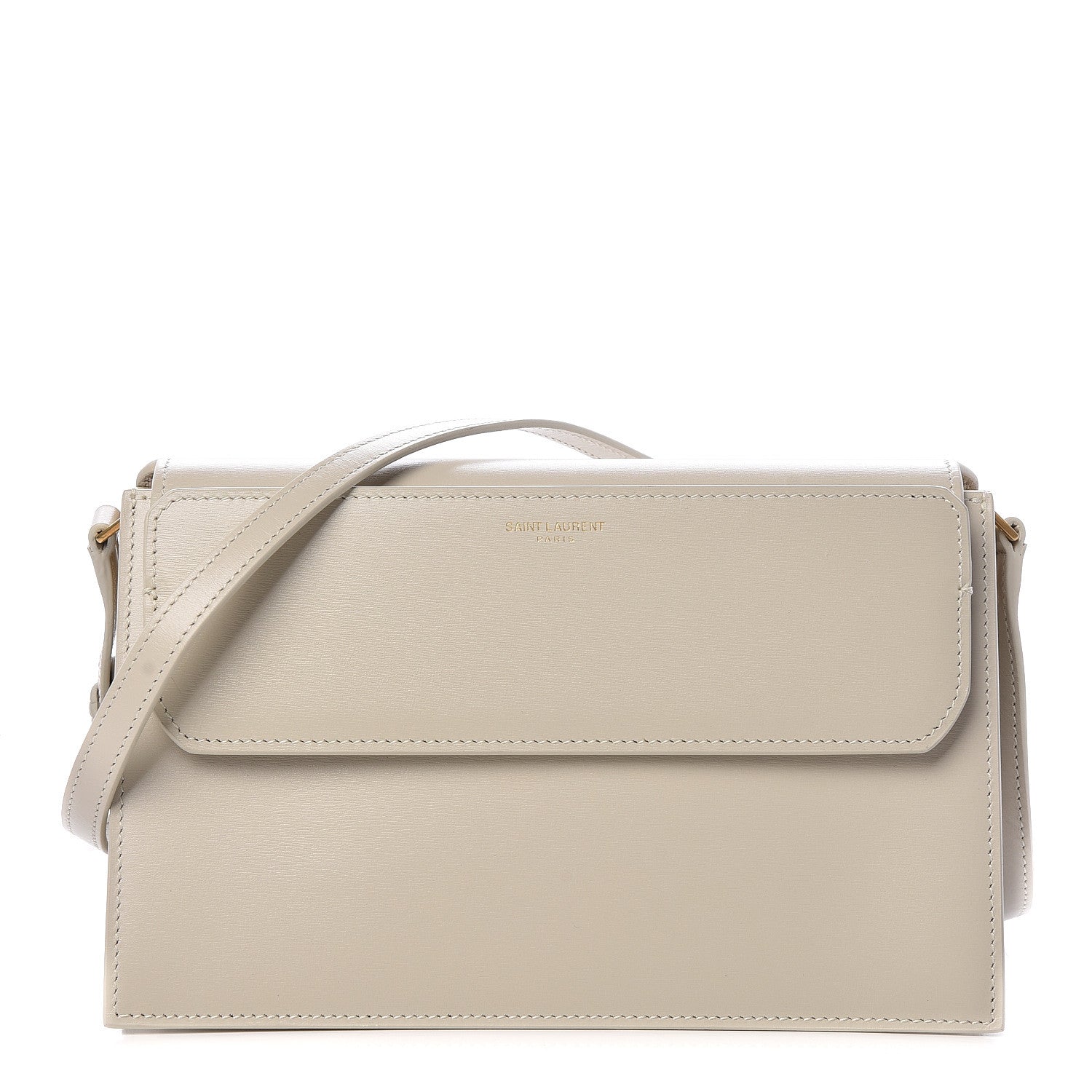 Saint Laurent Smooth Calfskin Catherine Crossbody Off White 1 of 9