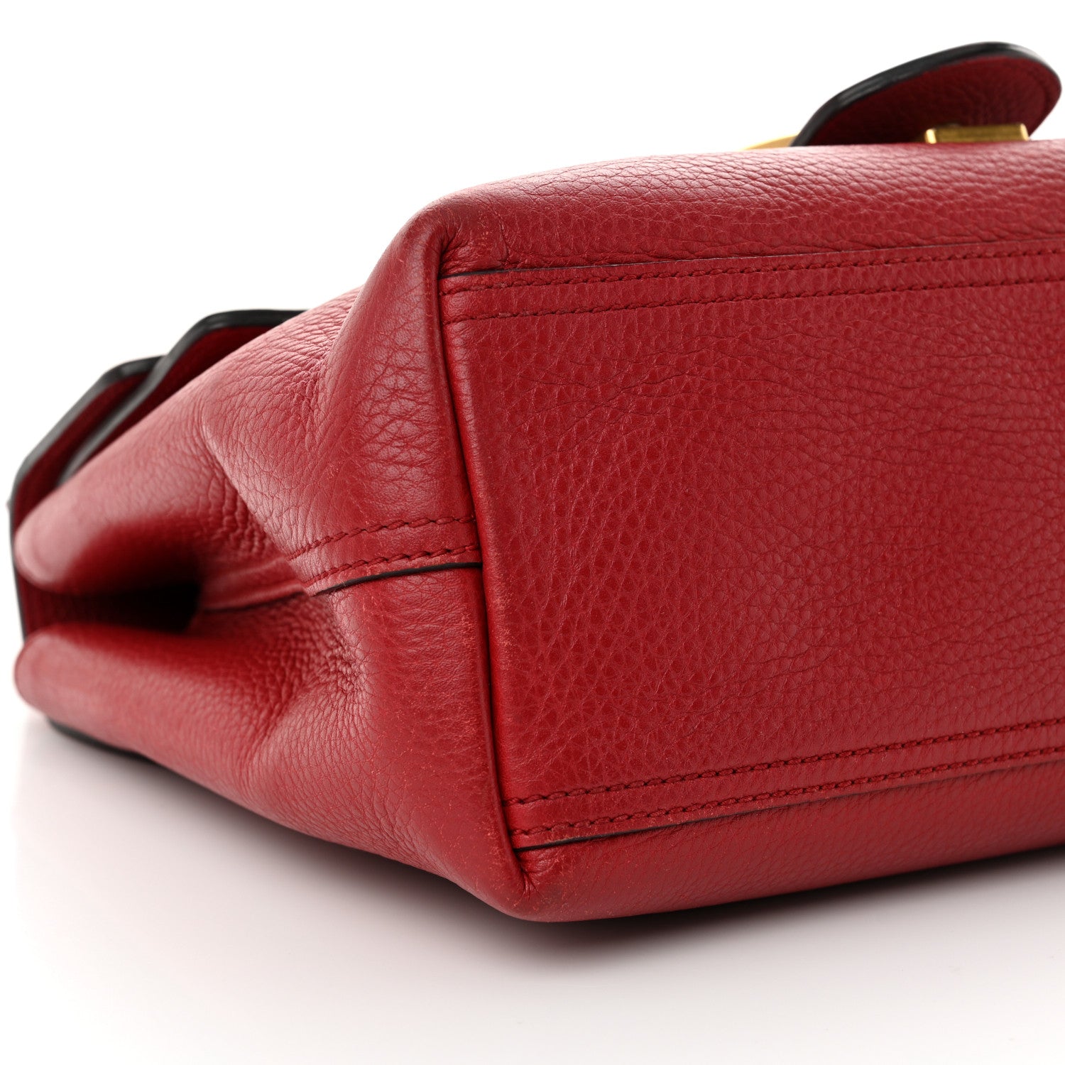 Gucci Cellarius Calfskin GG Marmont Shoulder Bag Vulcanic Red 9 of 17