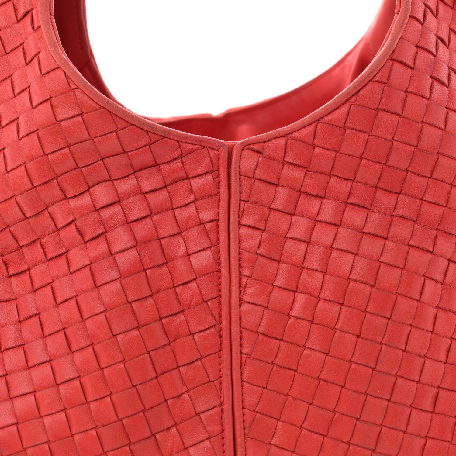 Bottega Veneta Nappa Intrecciato Ball Hobo Cardinal 9 of 14