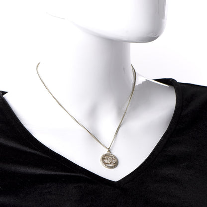 Chanel Crystal CC Vendome Necklace Gold 2 of 6