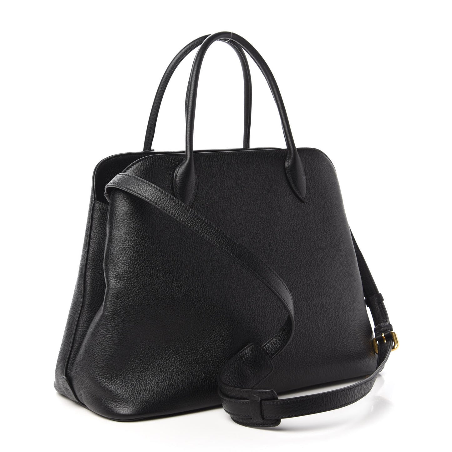 Vitello Daino Tote Black